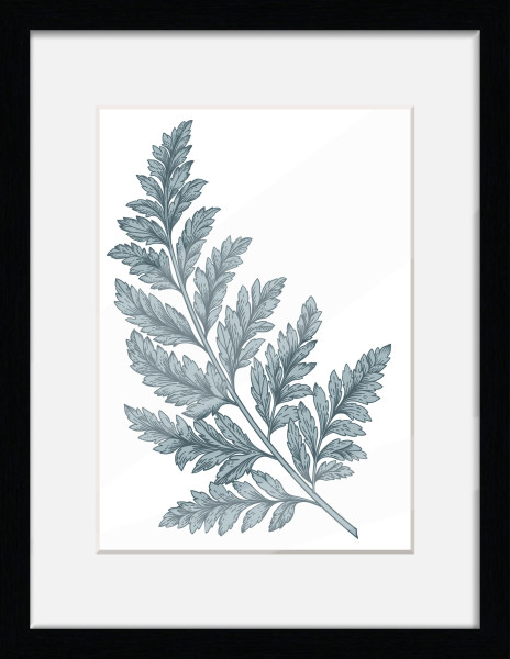 Bilderrahmen MODERN in schwarz aus MDF