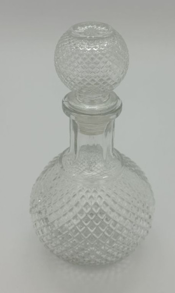 Glaskaraffe RELIEF in transparent aus Glas