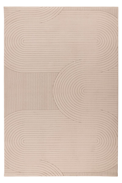 Teppich NAPOLI taupe in taupe aus Polyester