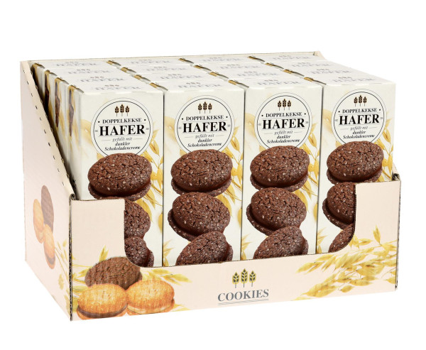 Doppelkekse HAFER SCHOKO in mehrfarbig aus Lebensmittel
