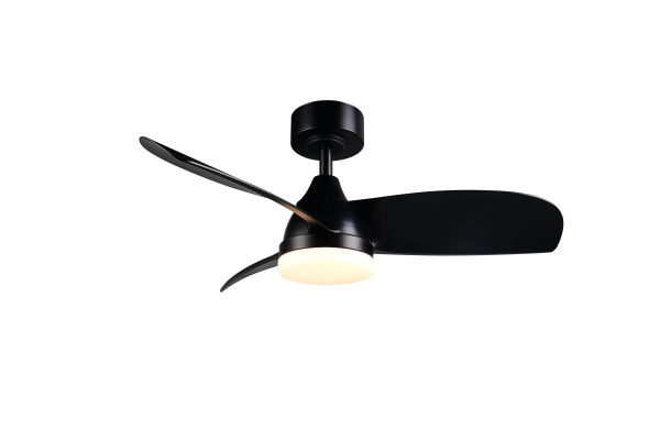 Ventilator HELSINKI in schwarz aus Metall