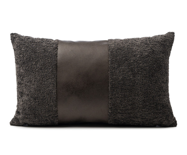Kissen GLAMET anthrazit in anthrazit aus Polyester