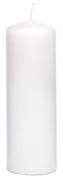 Kerze BASIC weiß