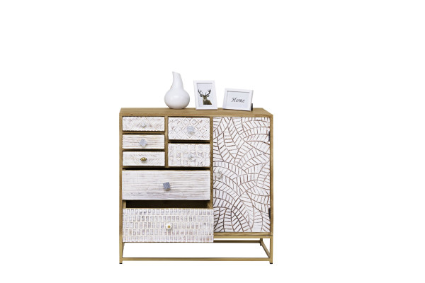 Kommode SANSIBAR AMRUM in natur aus Mango