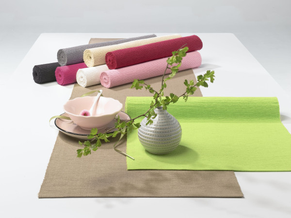 Tischläufer RIB grau-braun