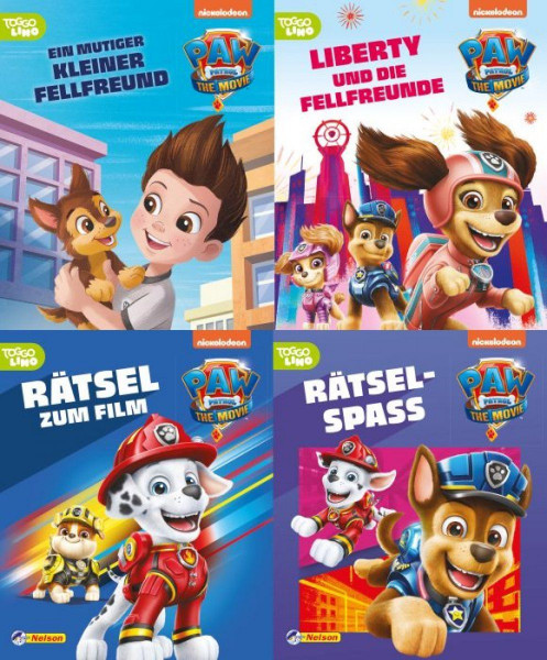 PAW PATROL Mini Bücher aus Kunststoff