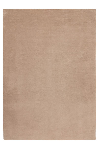 Teppich SOFTA beige in beige aus Polyester
