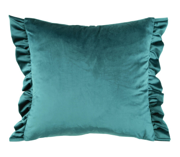 Kissenhülle ROSSIE petrol in petrol aus Polyester
