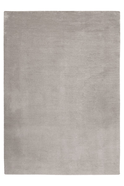 Teppich SOFTA silber in silberfarben aus Polyester