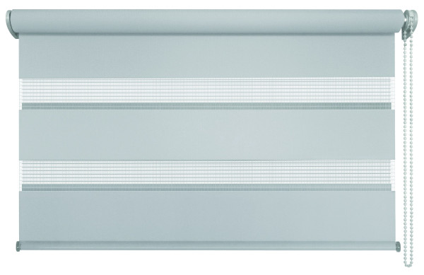 Rollo DUO grau 60x160cm in grau aus Polyester