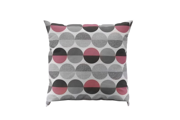 Kissen KREISE rosa
