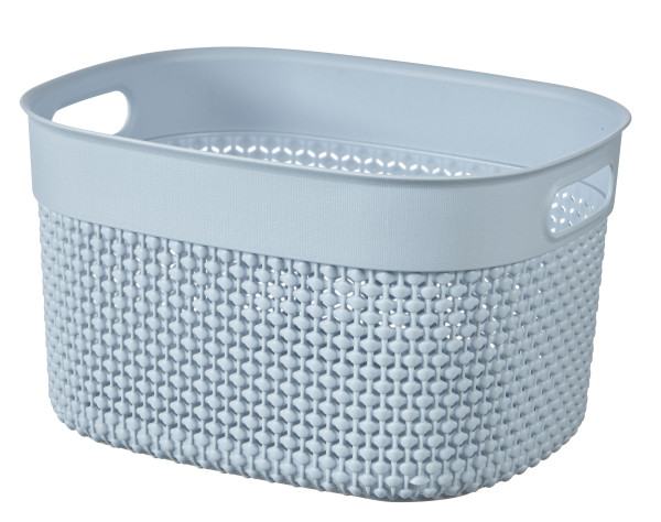 Korb FILO RECYCLING S in hellblau aus Polypropylen