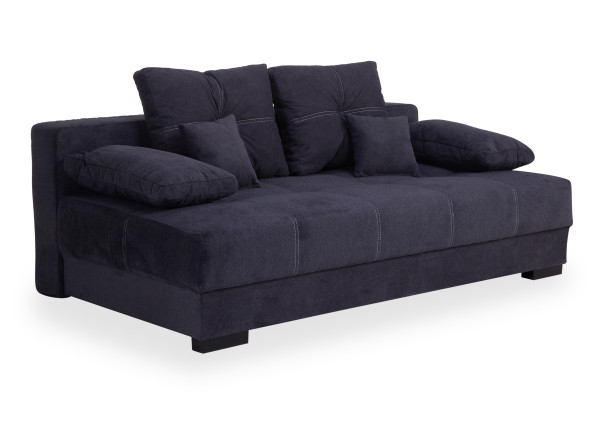 Schlafsofa BRISA in dunkelblau aus Stoff