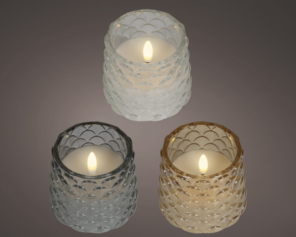 Kerze LED BUBBLE