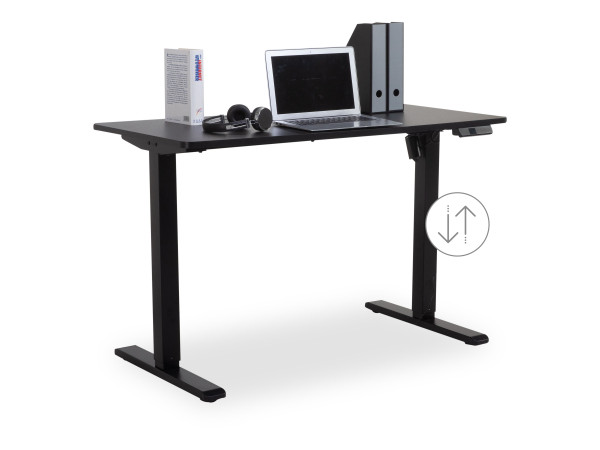 Schreibtisch BARDIA in schwarz