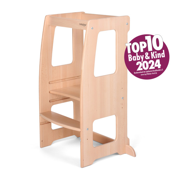 Lernturm BABYBAY LITTLEFOOT in natur aus Holz