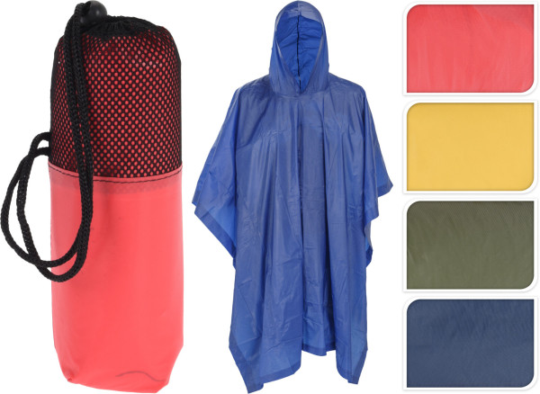 Regenponcho FESTIVO in mehrfarbig aus Polyethylen-Vinylacetat