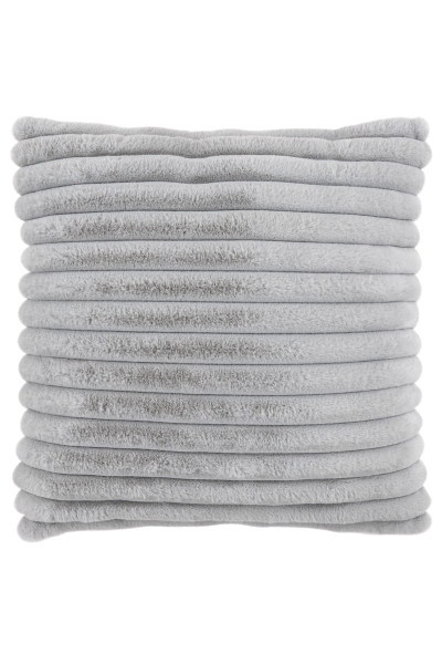 Kissen PLUSH silber in silberfarben aus Polyester