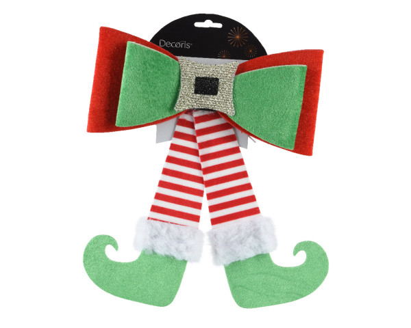 Dekohänger SCHLEIFE GNOME in mehrfarbig aus Polyester