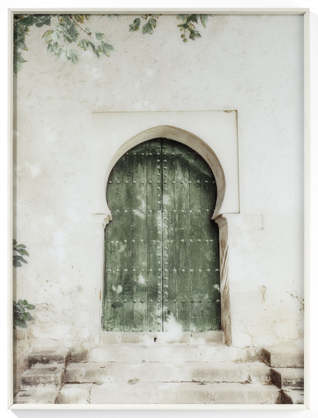 Glasbild DOOR III in mehrfarbig aus Glas