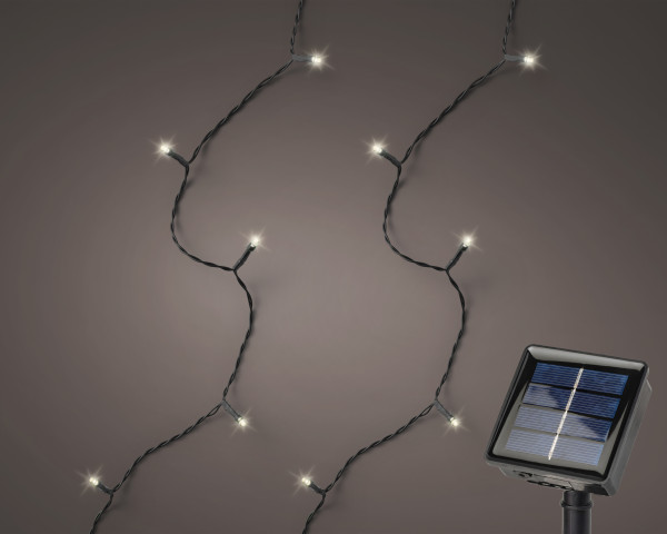 Lichterkette LED TWINKLE in schwarz aus Materialmix
