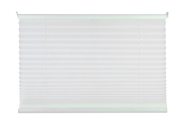 Plissee FREE weiß 40x100cm in weiß aus Polyester