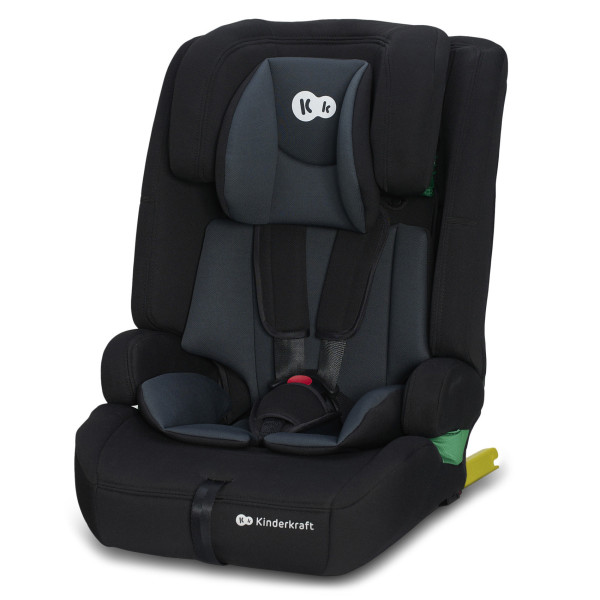 Autositz KINDERKRAFT SAFETYFIX in schwarz aus Materialmix
