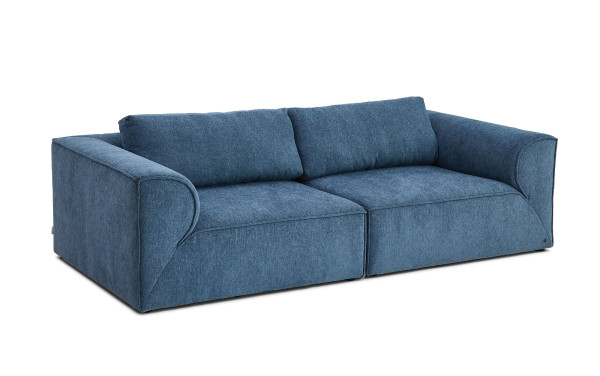 Megasofa TOM TAILOR SOFT PUZZLE in Ocean aus Stoff