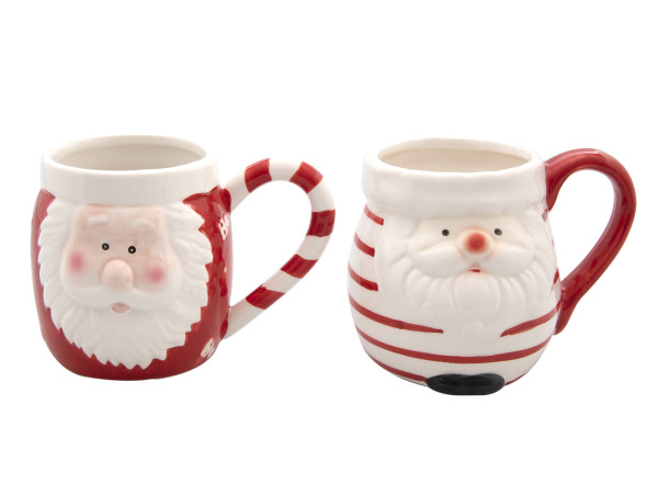 Kaffeebecher SANTA in mehrfarbig aus Keramik