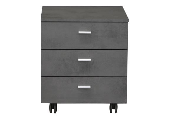 Rollcontainer MISTER OFFICE in  graphit aus Holz