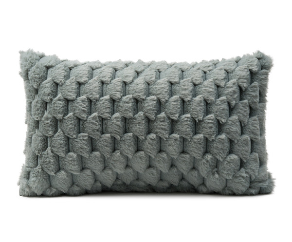 Kissen CARMEN salbei in Salbei aus Polyester