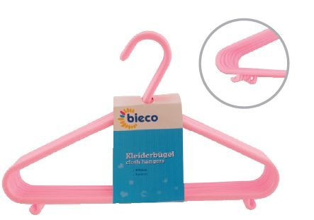 Kinder-Kleiderbügel-Set rosa