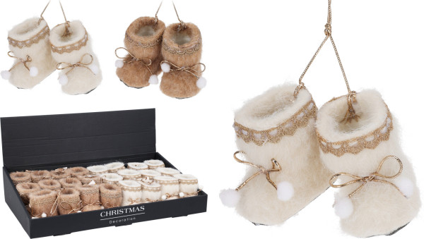 Dekohänger SHOES in mehrfarbig aus Polyester