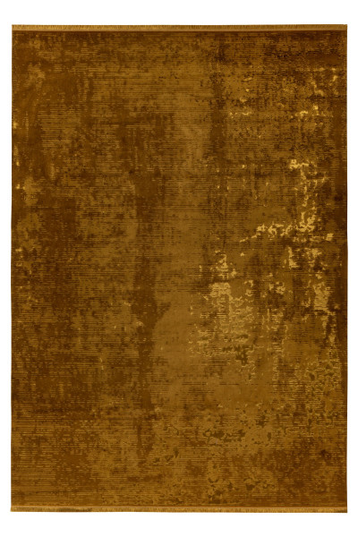 Teppich STUDIO gold in goldfarben aus Polyester