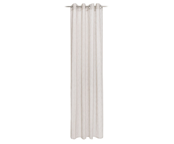 Ösenschal LINEA STRIPE stein in Stein aus Polyester