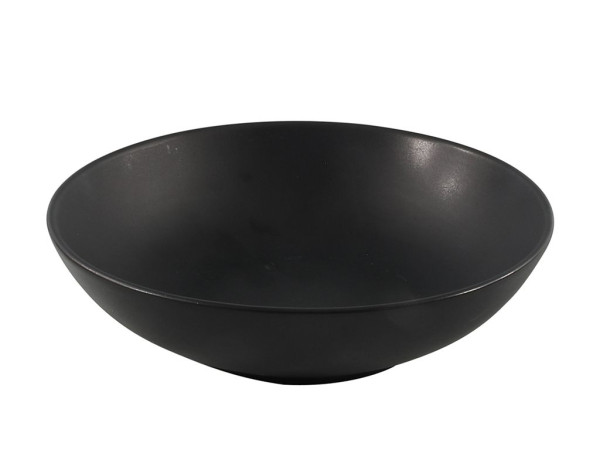 Suppenteller BLACK in schwarz aus Keramik