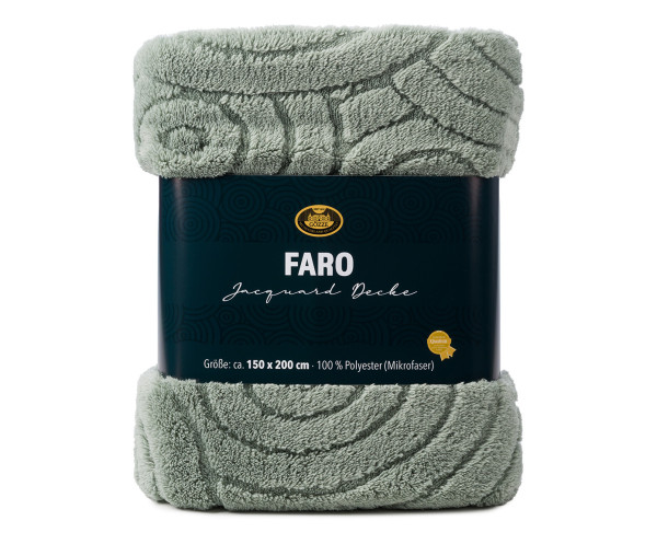 Decke FARO salbei
