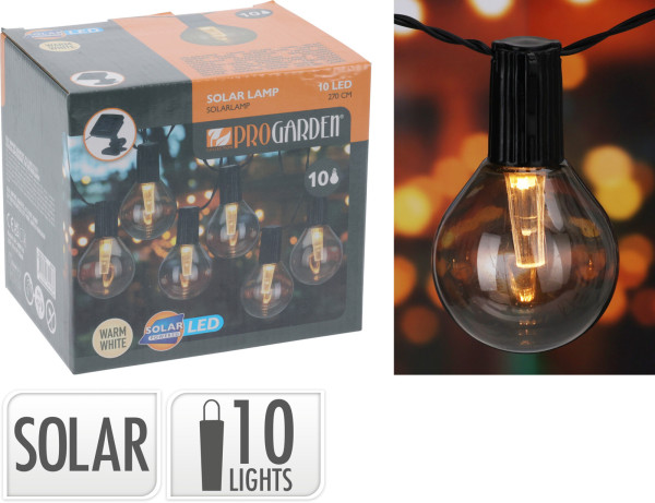Lichterkette LED SOLAR FESTIVO