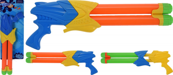 Wasserpistole in mehrfarbig aus Kunststoff