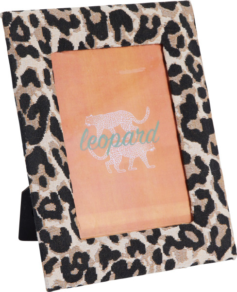Fotorahmen LEOPARD in mehrfarbig aus Materialmix
