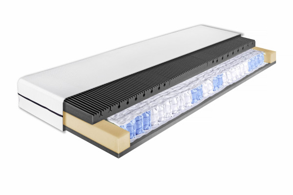 Taschenfederkernmatratze Pro Soma in weiß aus Stoff