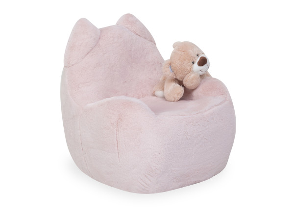 Kindersessel SJARD in rosa aus Stoff