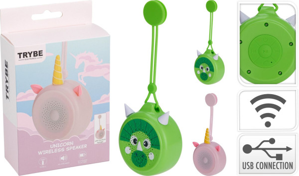 Lautsprecher ANIMALS in mehrfarbig aus Materialmix