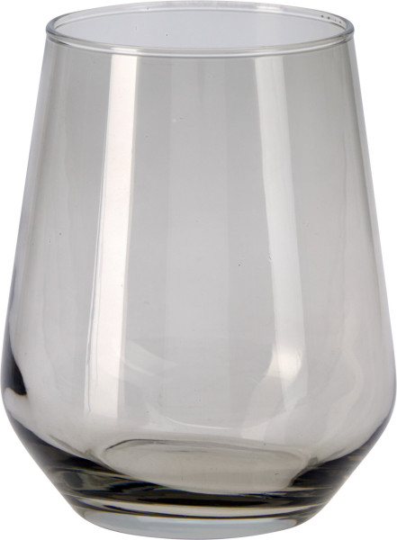 Trinkglas TREVISO in grau aus Glas