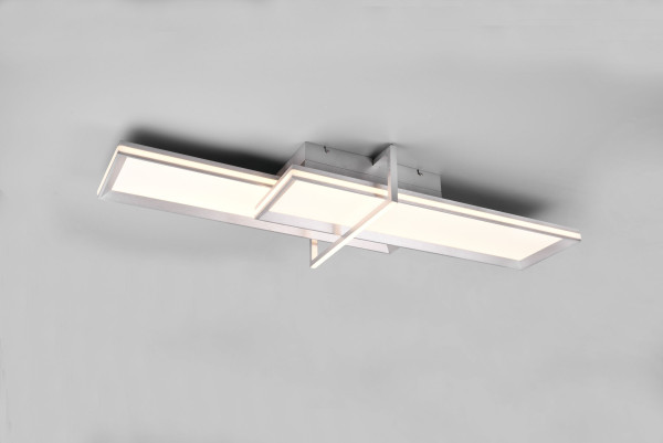 Deckenleuchte LED CHARLESTON in silberfarben aus Metall