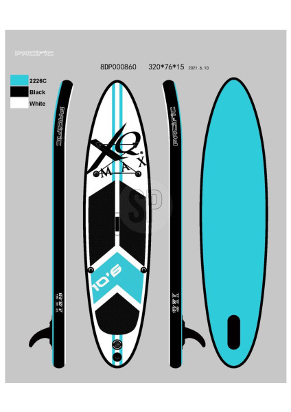 Standup Paddle BOARD blau in blau aus Polypropylen