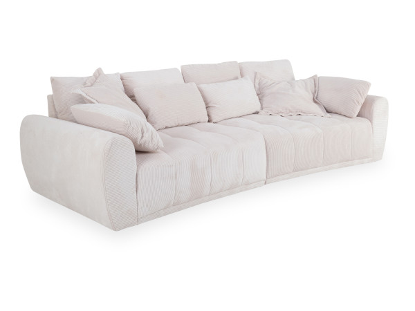 Megasofa PAISANO in creme aus Stoff