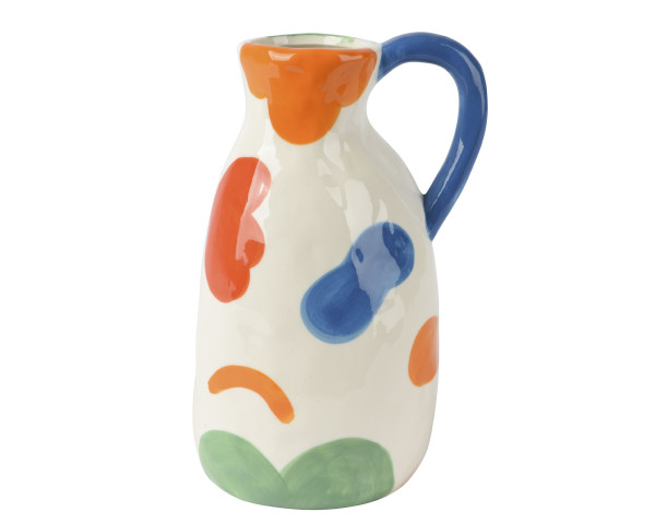 Vase TOLEDO in mehrfarbig aus Dolomit