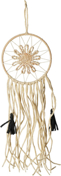 Dekoelement TRAUMFÄNGER in beige aus Jute