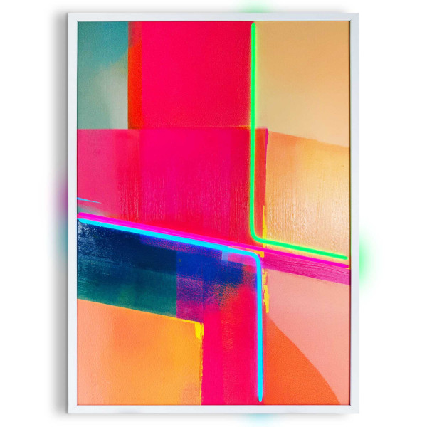 Bild ABSTRACT COLOURFUL in mehrfarbig aus Materialmix